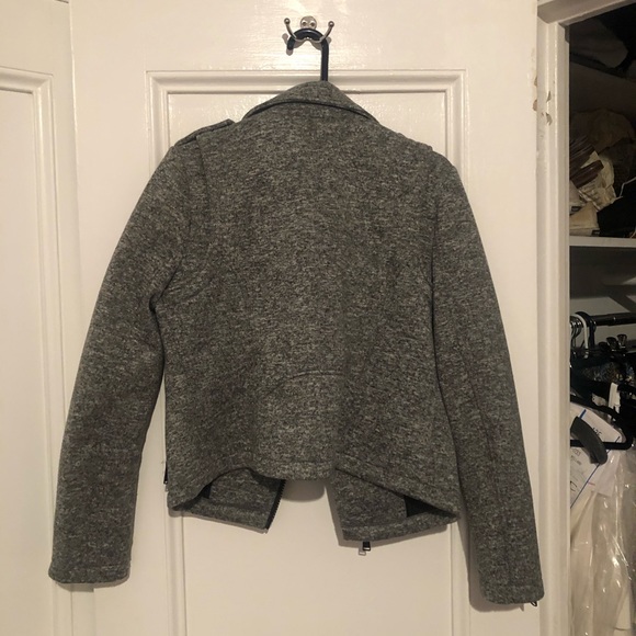 Aqua Grey Moto Jacket - Picture 4 of 4